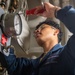 USS Ronald Reagan (CVN 76) Sailors perform daily maintenance