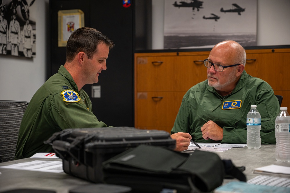 City of Minot Mayor visits Minot AFB for an orientation flight