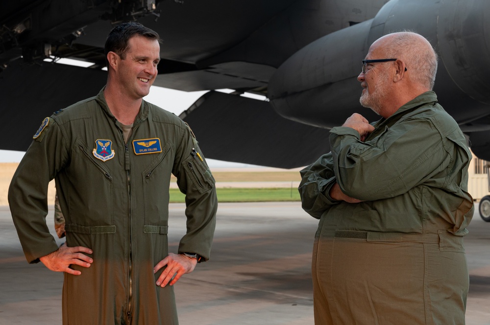 City of Minot Mayor visits Minot AFB for an orientation flight