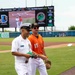 USS George H.W. Bush (CVN 77) Attends Norfolk Tides Baseball Game