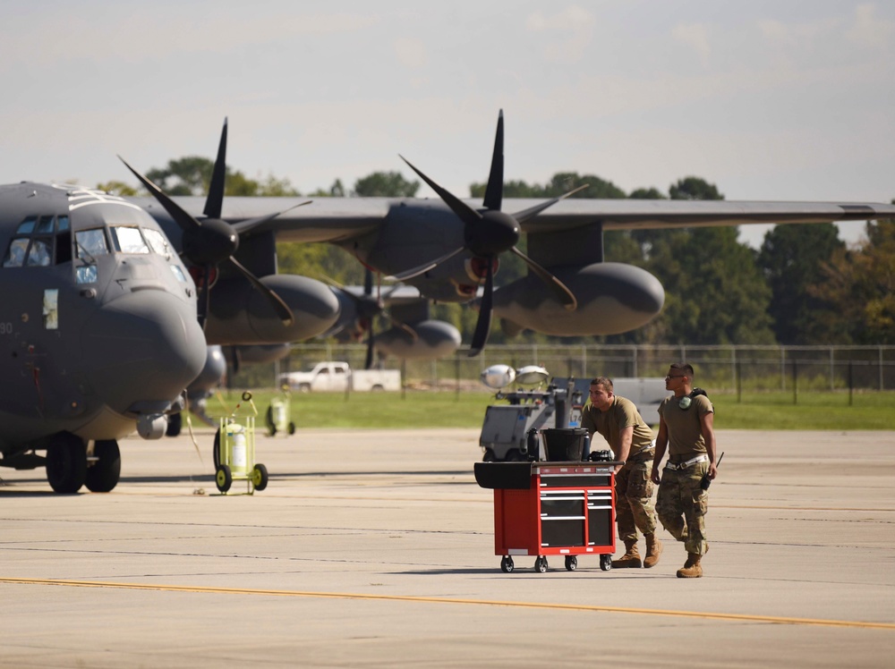 Team Moody's first flights after Hurricane Idalia