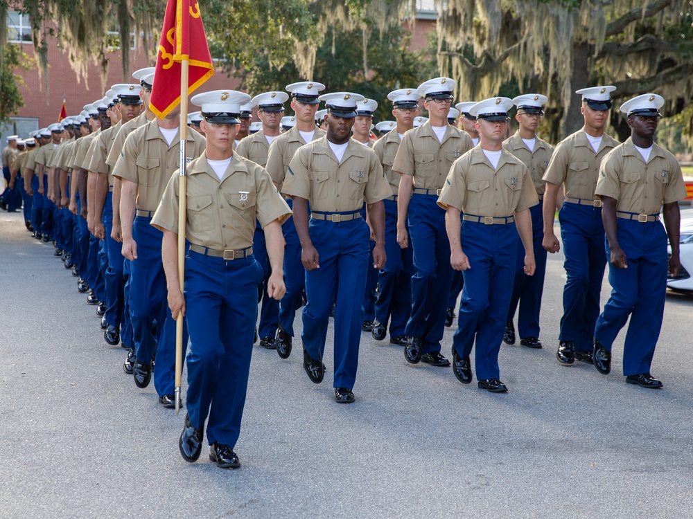 Orlando native graduates as honor graduate for platoon 3057, Mike Company, Marine Corps Recruit Depot Parris Island