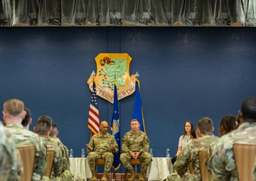AETC command team visits Keesler Dragons