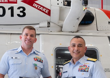 Coast Guard aircrew recognized by Coast Guard District Eight Commander