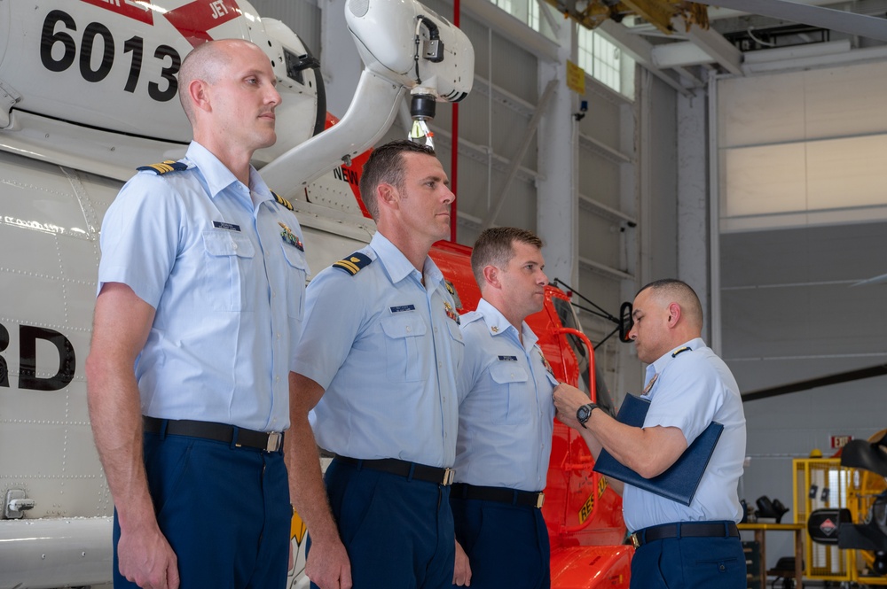 Coast Guard aircrew recognized by Coast Guard District Eight Commander