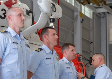 Coast Guard aircrew recognized by Coast Guard District Eight Commander