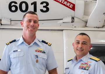 Coast Guard aircrew recognized by Coast Guard District Eight Commander