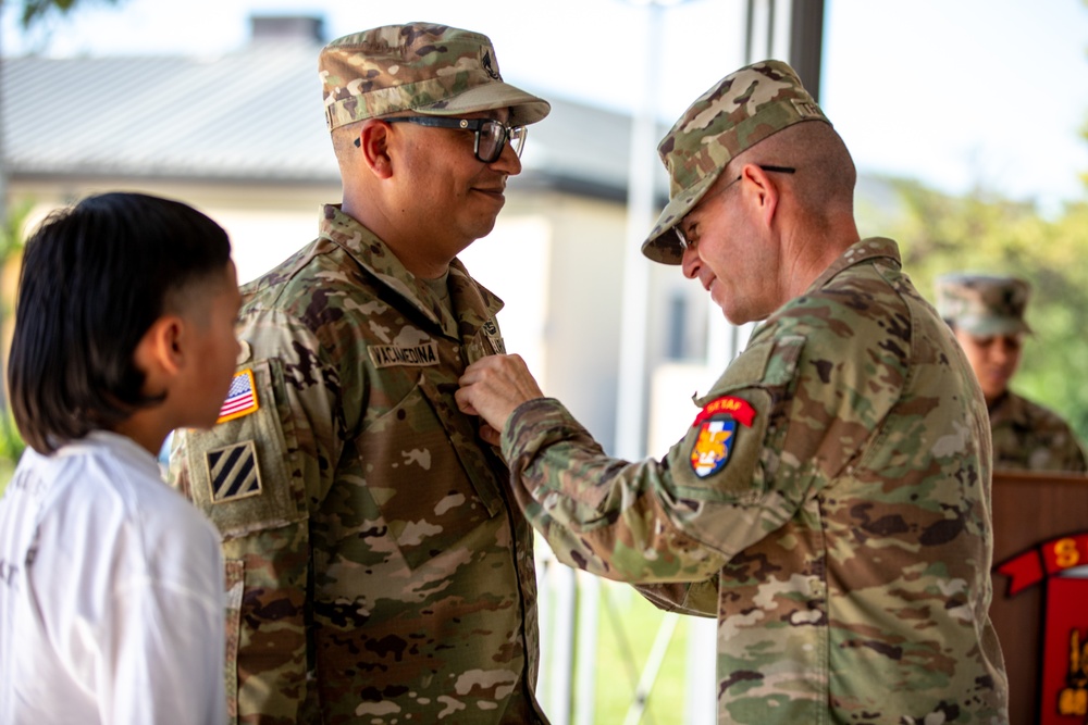 Intelligence and Sustainment Company change of responsibility ceremony