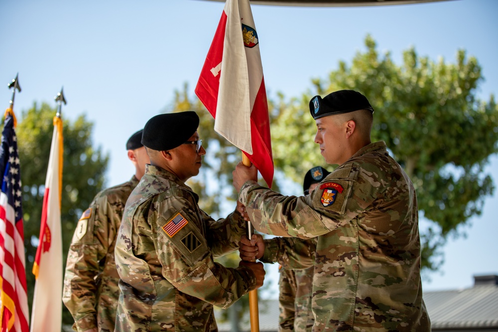 Intelligence and Sustainment Company change of responsibility ceremony