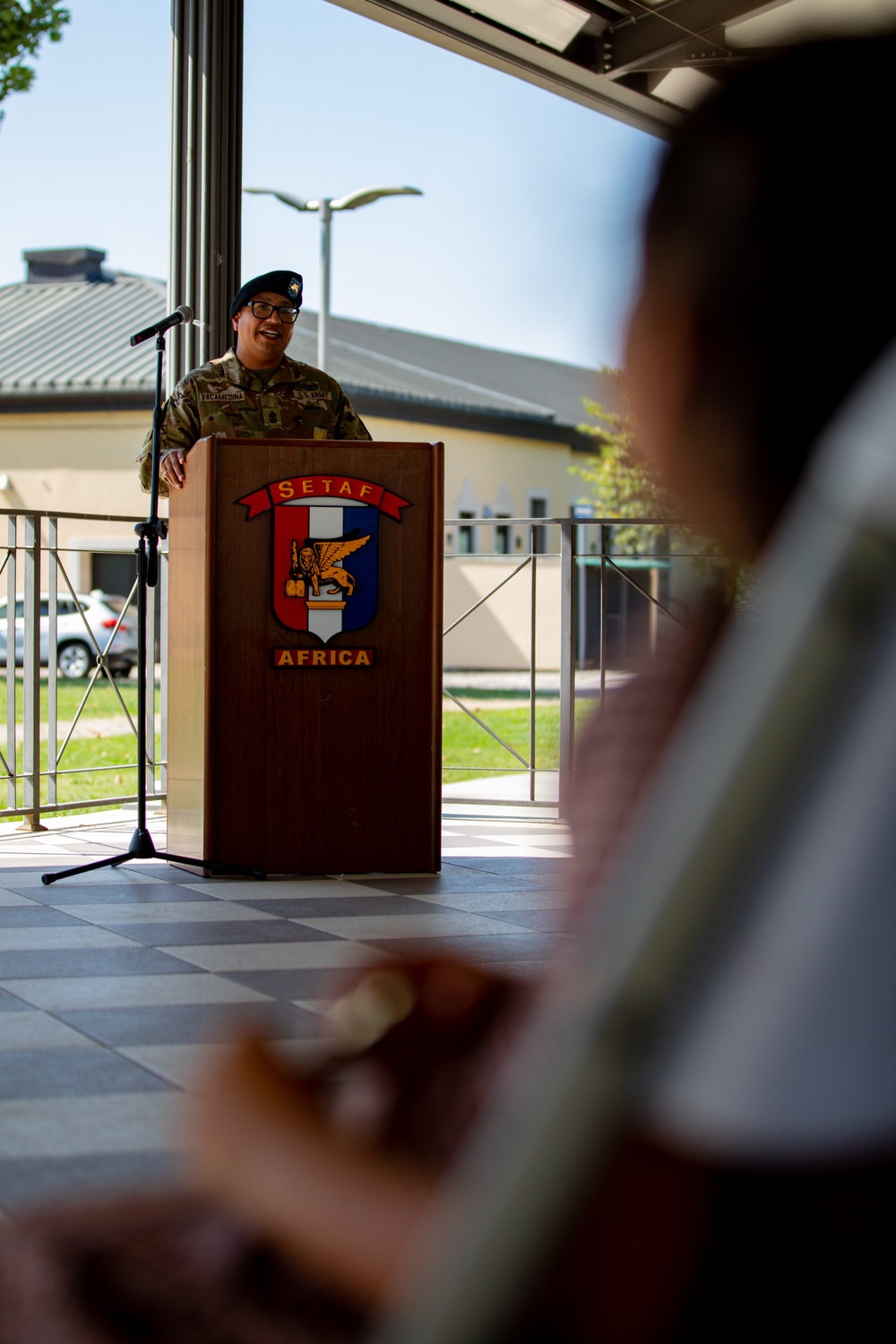 Intelligence and Sustainment Company change of responsibility ceremony