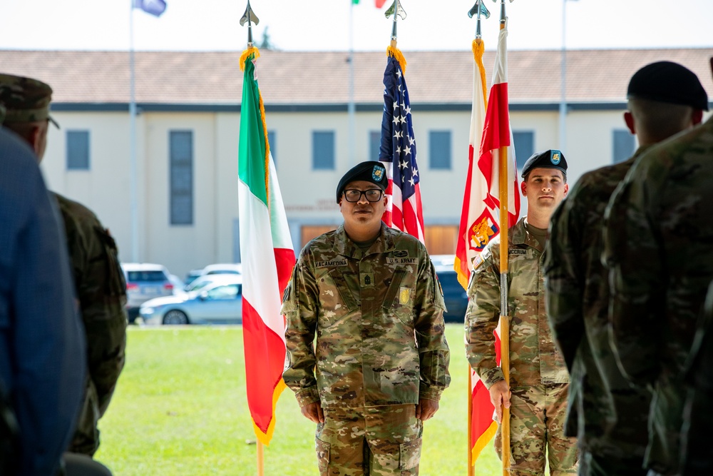 Intelligence and Sustainment Company change of responsibility ceremony