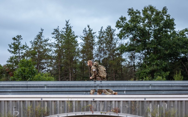 Soldiers Compete in Ruck March