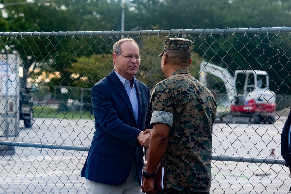 Congressman Greg Murphy tours MCB Camp Lejeune