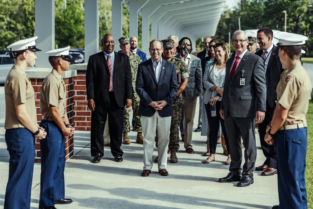 Congressman Greg Murphy tours MCB Camp Lejeune