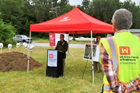 USACE, officials mark start of next phase of Gary force main replacement project