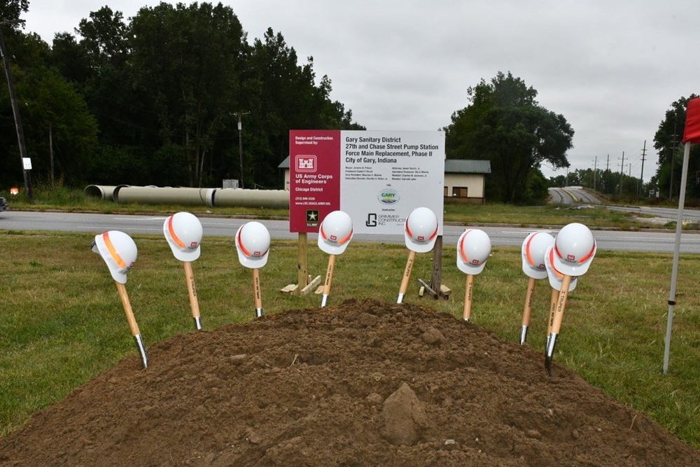 USACE, officials mark start of next phase of Gary force main replacement project