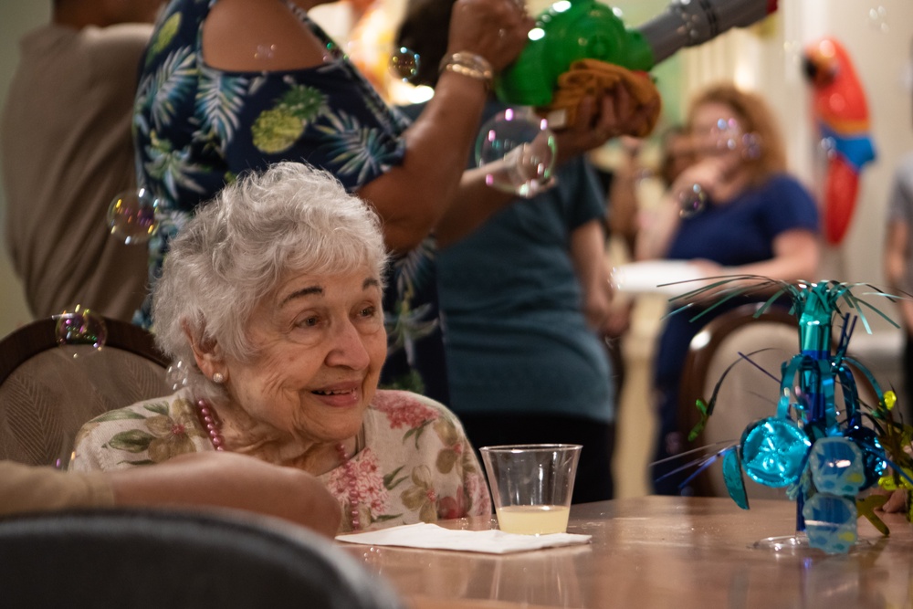 Marines Volunteer at Kempton Senior Living Center