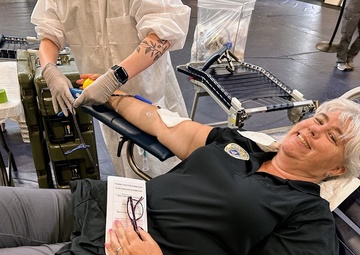 Civil Air Patrol Operation Pulse Lift supports ASBP Cadet Summer Training Blood Drives