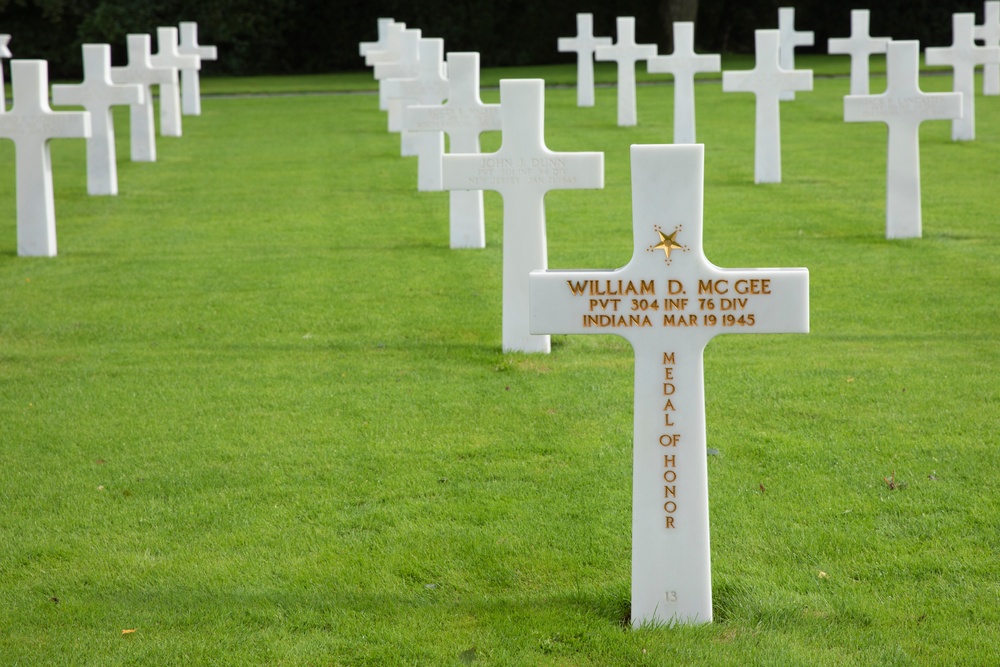 Tour of the Luxembourg American Cemetery