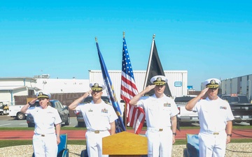 USS Mobile (LCS 26) Blue Crew Conducts Change of Command Ceremony