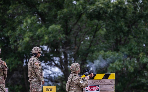 Soldiers Compete Grenade Launchers