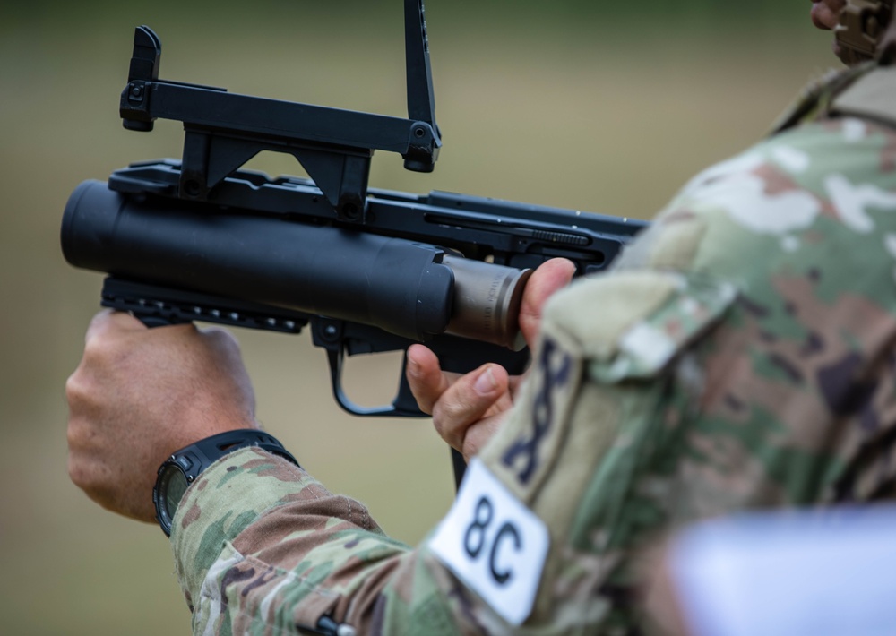 Soldiers Compete Grenade Launchers