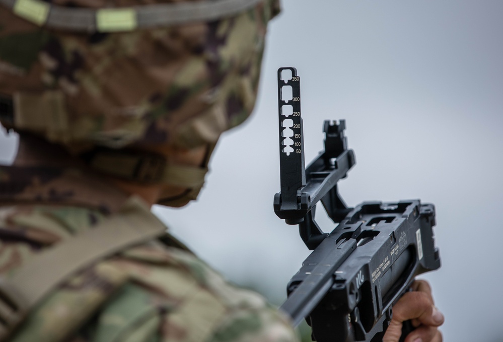 Soldiers Compete Grenade Launchers