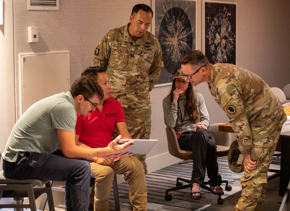 JTF-50 Safety team conducts safety update meeting with EPA