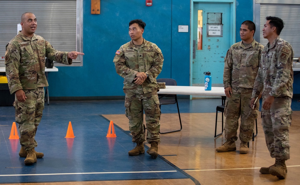 Hawaii Air National Guard Security Forces Conducts Communication Training for Joint Task Force 50