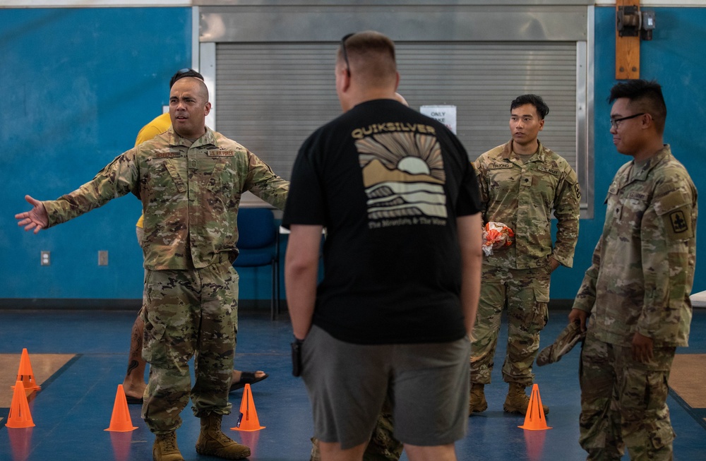 Hawaii Air National Guard Security Forces Conducts Communication Training for Joint Task Force 50