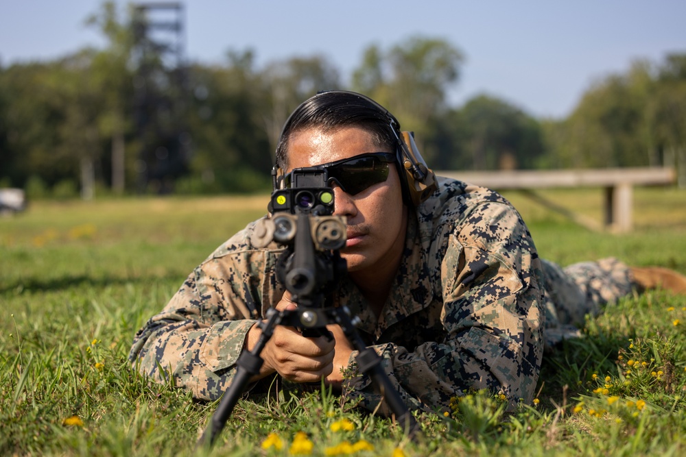 Marines With Marine Corps Security Forces Regiment train with Smart Shooter sight