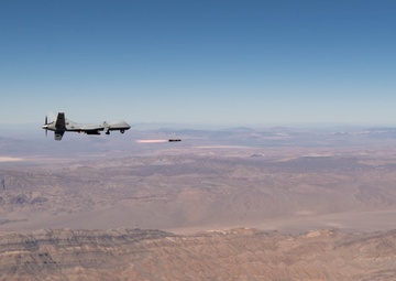 MQ-9 Hellfire Launch in Action