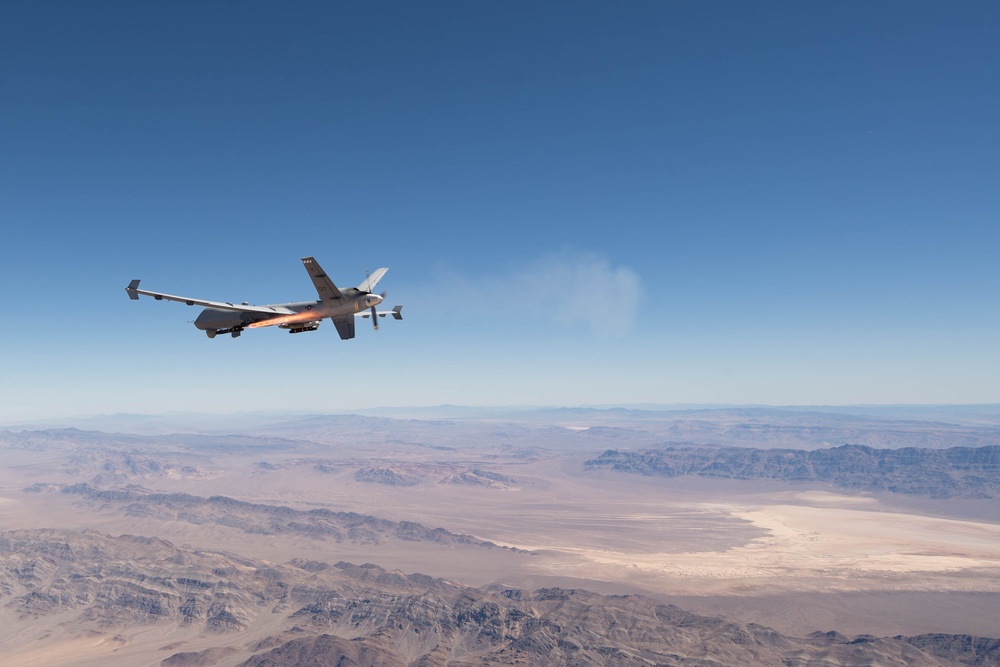 MQ-9 Hellfire Launch in Action