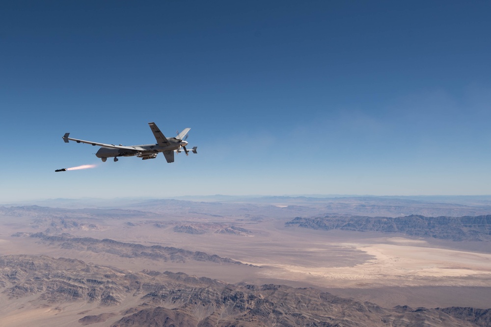 MQ-9 Hellfire Launch in Action