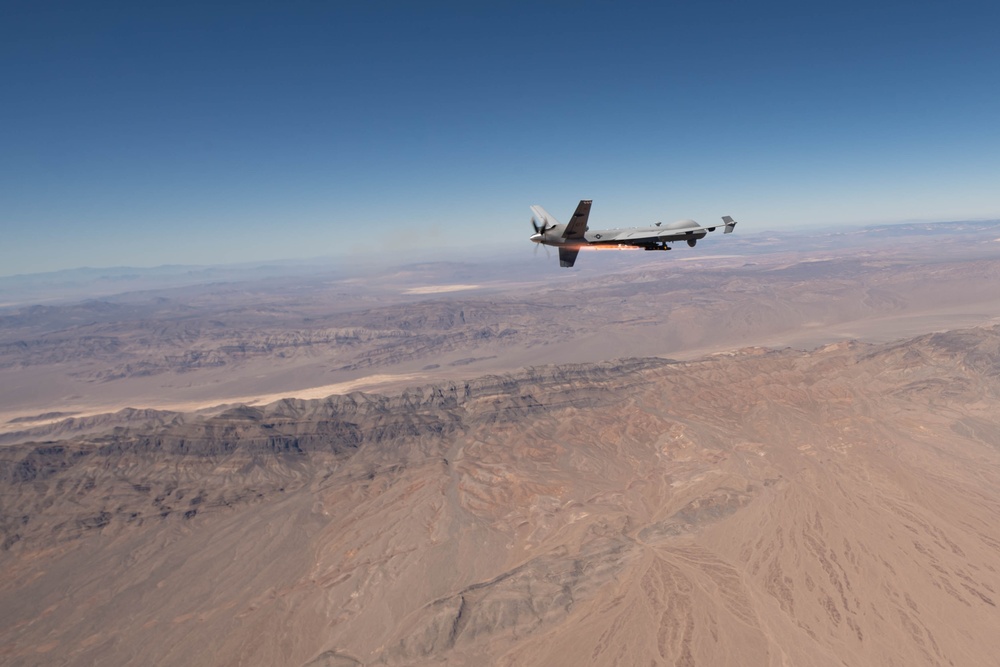 MQ-9 Hellfire Launch in Action