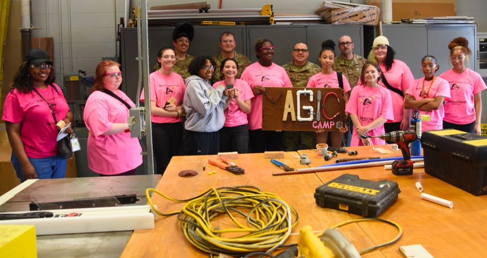 MAGIC Camp visits the 190th ARW CE