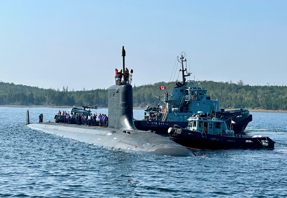 USS Indiana arrives at Halifax International Fleet Week