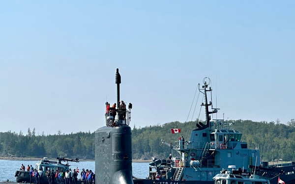 USS Indiana arrives at Halifax International Fleet Week