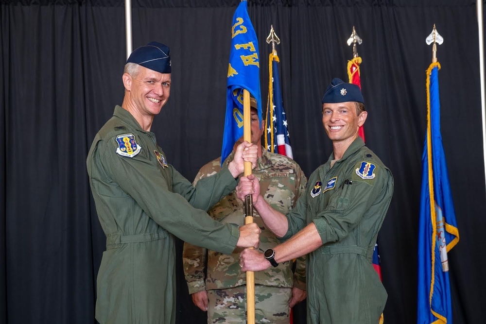 Lt. Col. Jonathan Hassell assumes command of the 33rd Fighter Wing Detachment One