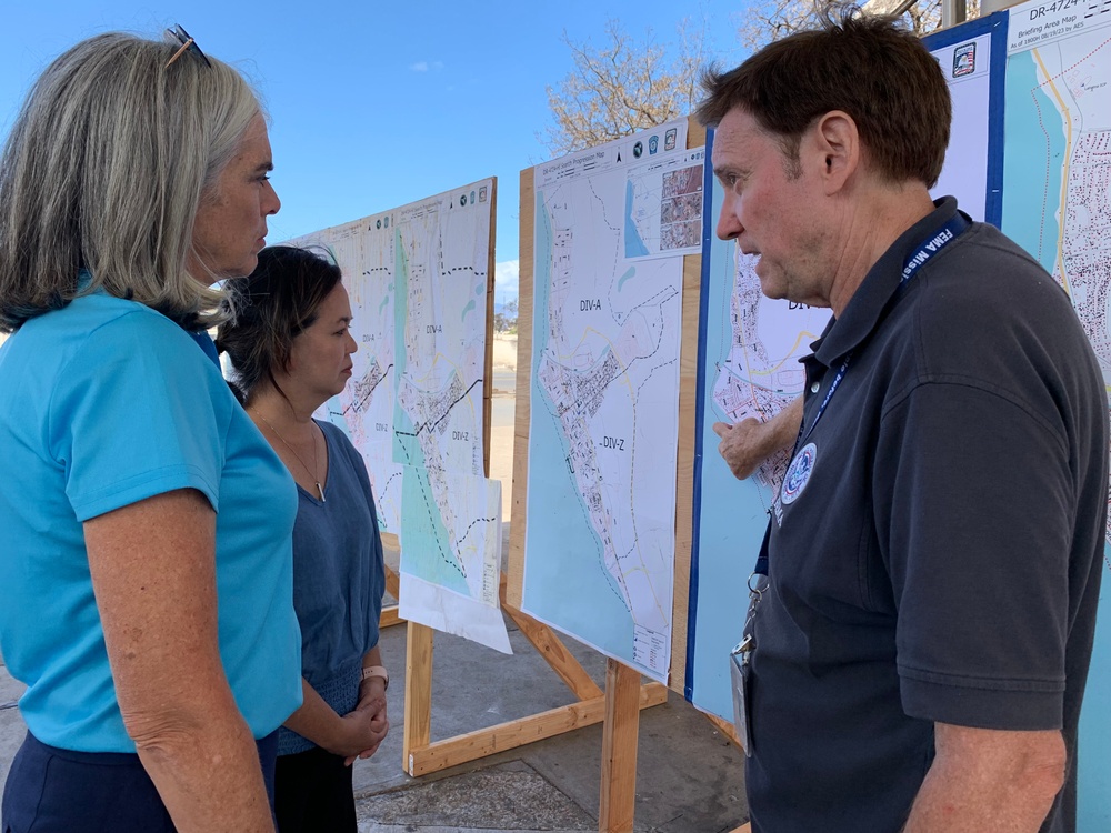 Congressional Tour of Lahaina, HI fire area