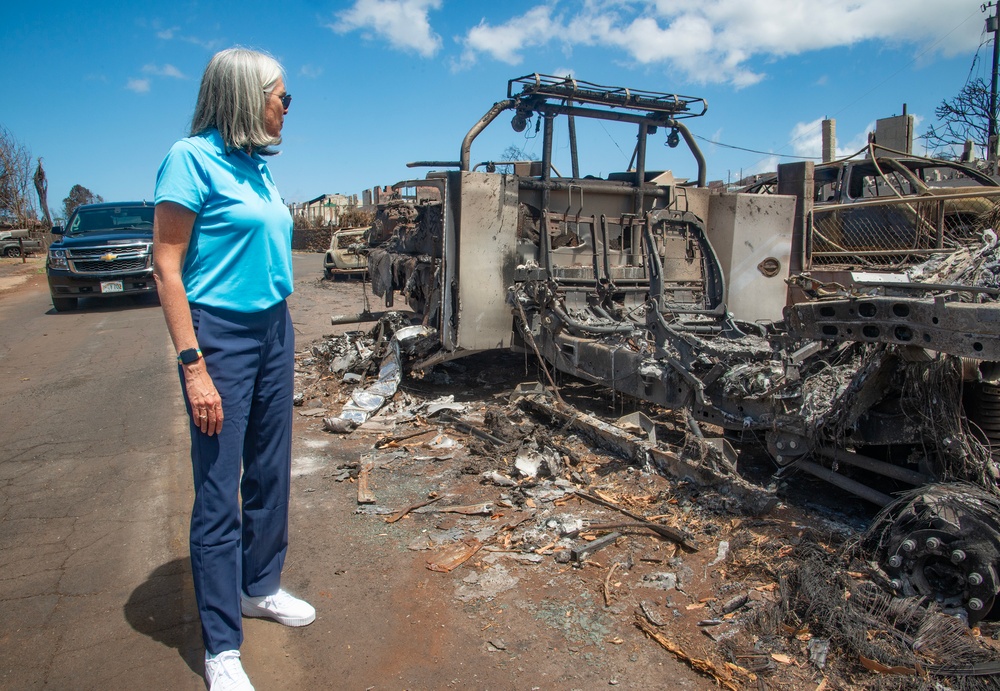 Congressional Members tour Lahaina
