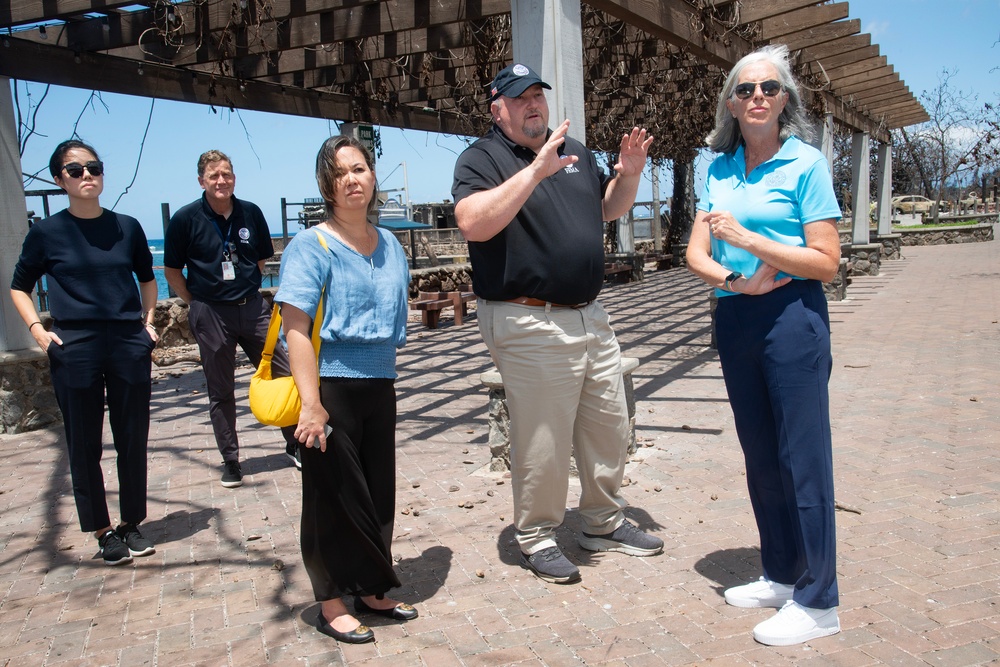 Congressional Members tour Lahaina