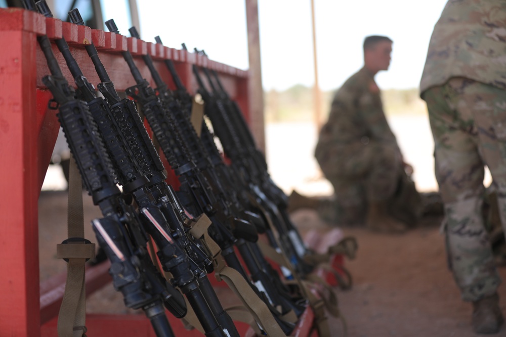 204th Military Intelligence Battalion conducts weapons qualification at McGregor Range Complex