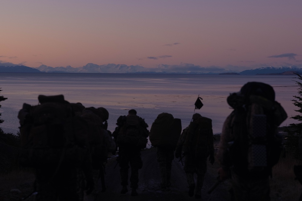 1st Bn., 4th Marines conducts live-fire range, builds survival shelters with Chilean naval infantry