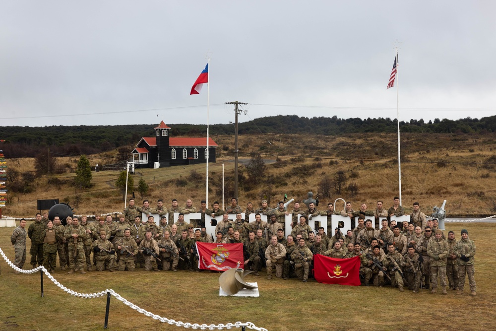 1st Battalion, 4th Marines; Chilean naval infantry rehearse CASEVAC protocols