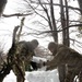 1st Battalion, 4th Marines; Chilean naval infantry build snow shelters