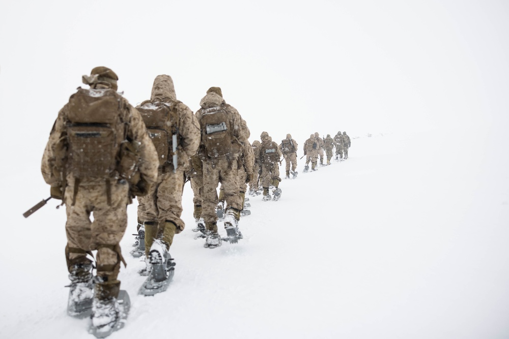 1st Battalion, 4th Marines; Chilean naval infantry climb Mount Tarn