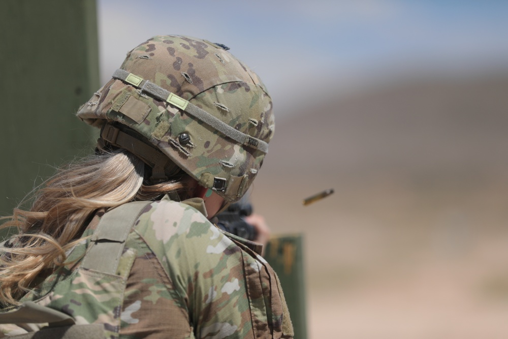 204th Military Intelligence Battalion conducts weapons qualification at McGregor Range Complex