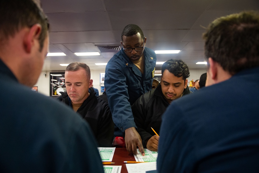 Boxer Sailors Put Their Knowledge to the Test