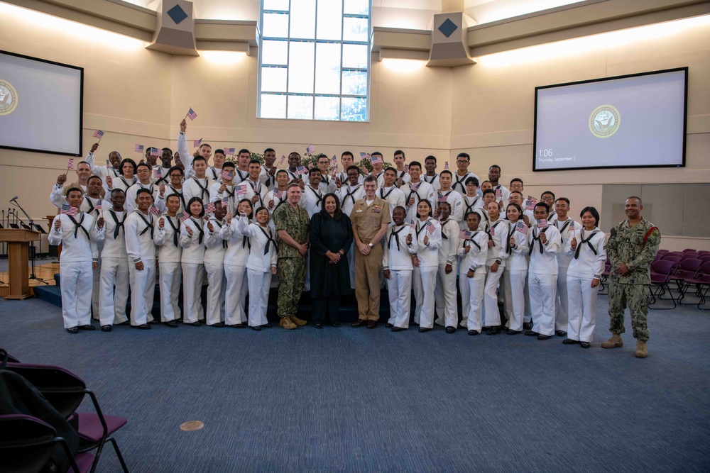 Recruit Training Command Naturalization Ceremony